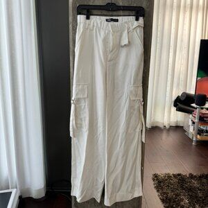 Zara Satin Cargo Pant